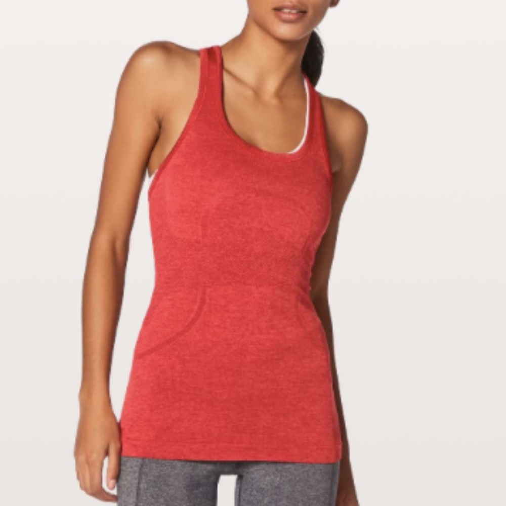 Lululemon Red Tank Top